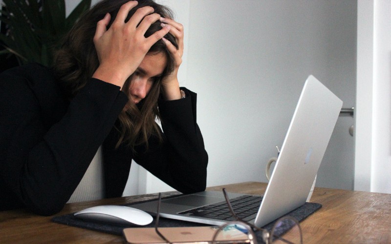 Stressed entrepreneur