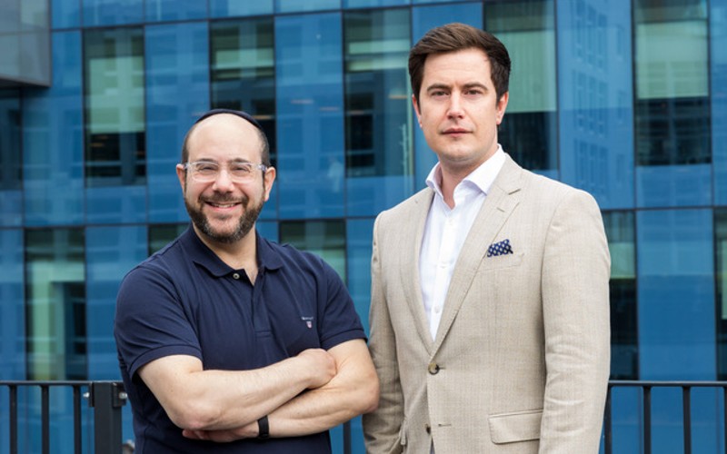 David Levine, left, and Ed Prior, Manchester Angels