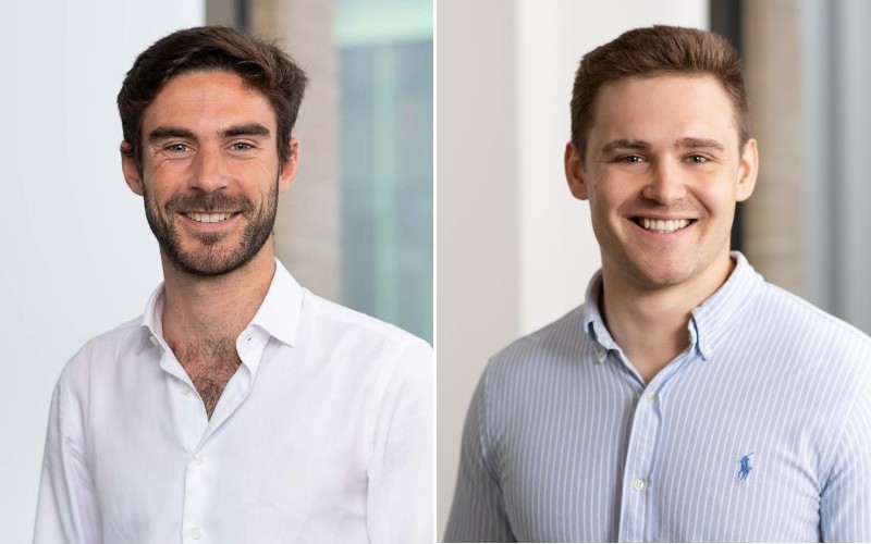 Jamie Tomalin, right, and Manuel Antunes, Triple Point Ventures