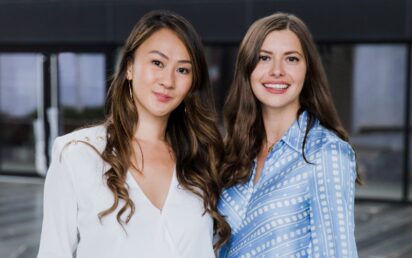 AltoVita founders Vivi Cahyadi Himmel, left, and Karolina Saviova