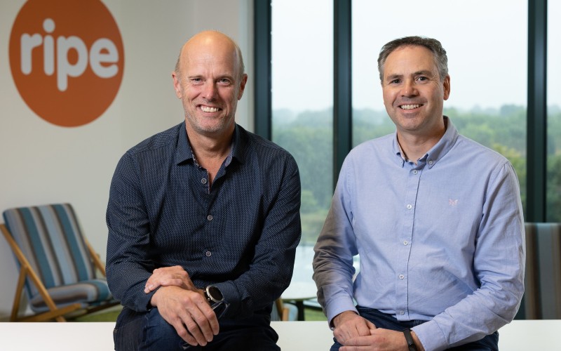 Ripe Thinking arrivals (l-r) Simon Trott & Rob Styring