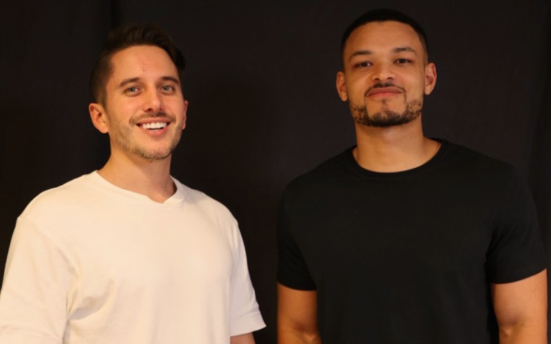 Steven Bartlett, right, and Oliver Yonchev, Flight Story