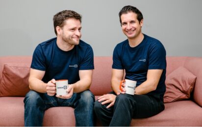 James Dear and Christoph Rieche (iwoca co-founders)