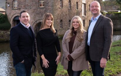 Mathew, Bowden, digital-director, Aimee Thompson, operations-director; Olivia Perkins-media-executive-Daniel-Thompson, managing-director, Freedom Media
