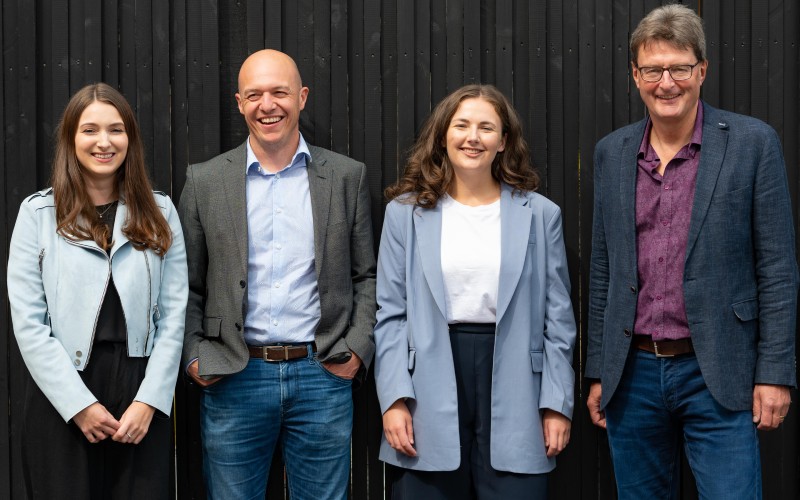 DSW Ventures l-r Ellie Boardman Keith Benson Emma Cassidy David Smith (1)