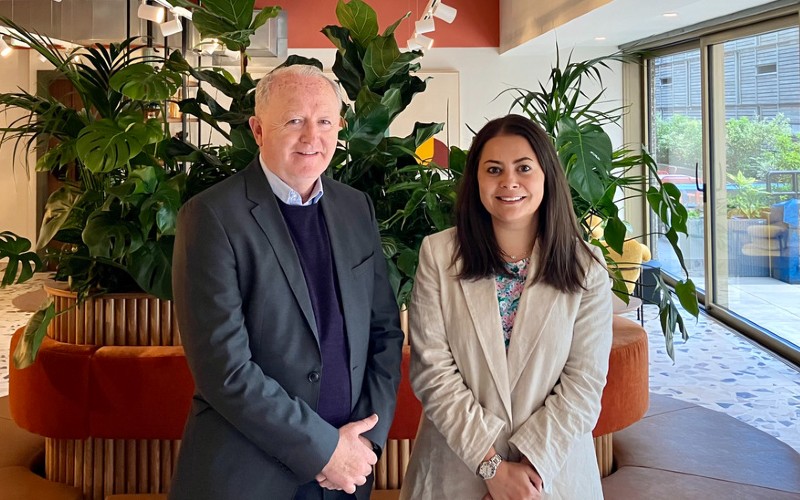MSIF Chair John O'Brien and LCR Angel Network Director Katie Nicholson