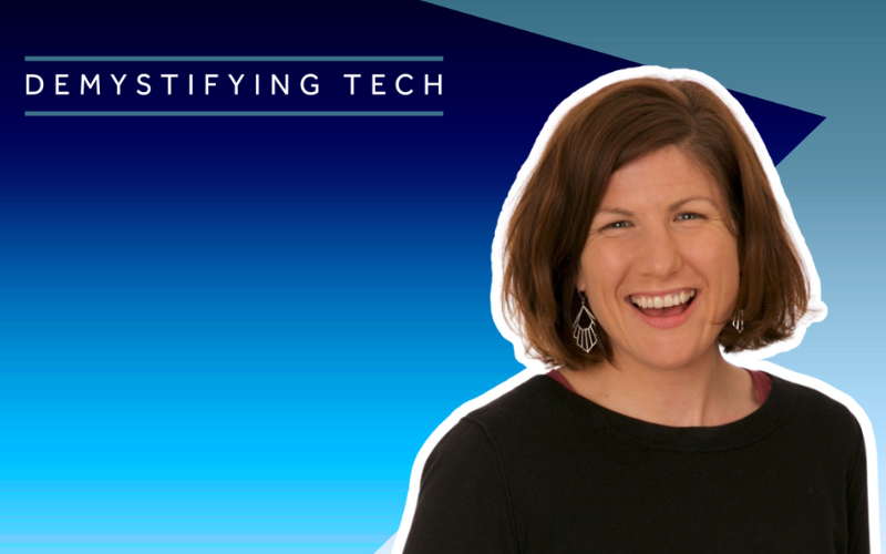 Demystifying Tech website - Lara Gilman, head, iwocaPay - no words