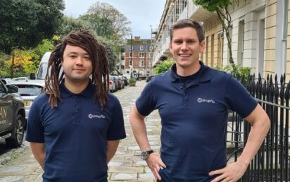 Propflo founders Daniel Moyo, left, and Luke Loveridge